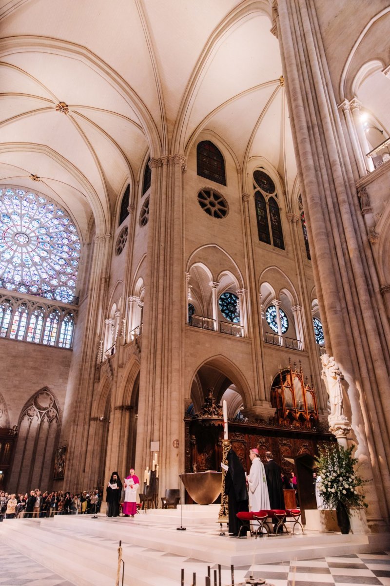 Célébration œcuménique du mystère de Pâques 2025. © Anh de France.