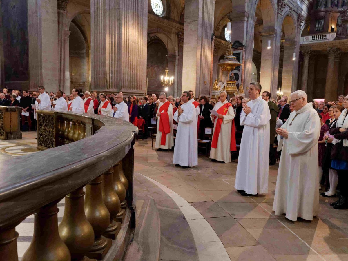 Ordinations de diacres permanents 2019. © Yannick Boschat / Diocèse de Paris.