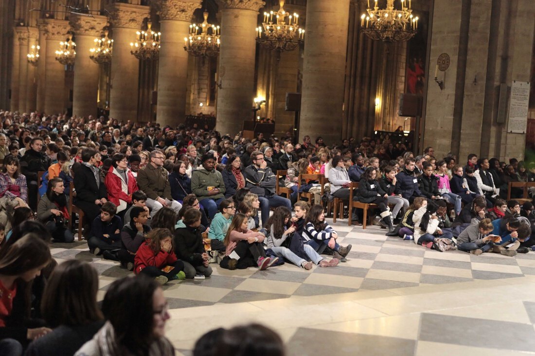 Messe à Notre-Dame de Paris. © Yannick Boschat / Diocèse de Paris.