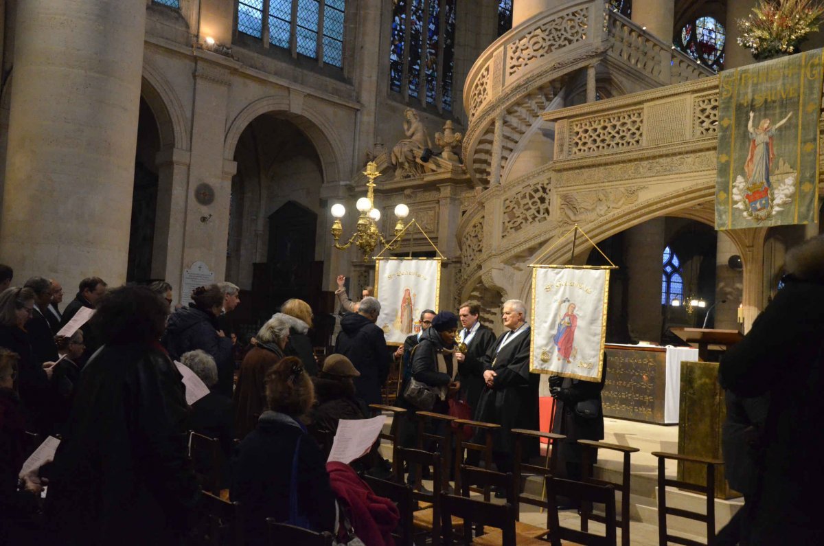 Neuvaine de sainte Geneviève. © Michel Pourny / Diocèse de Paris.