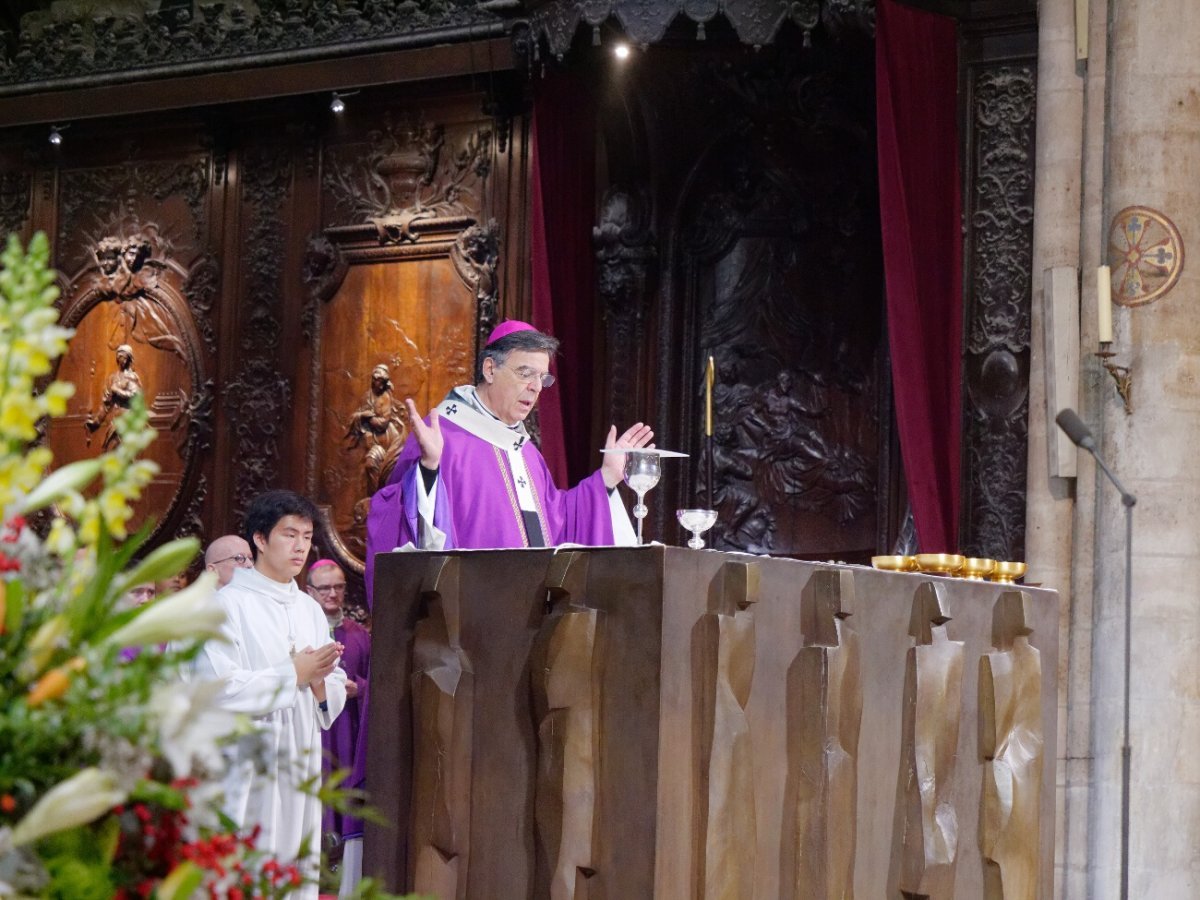 Mgr Michel Aupetit, archevêque de Paris. © Yannick Boschat / Diocèse de Paris.