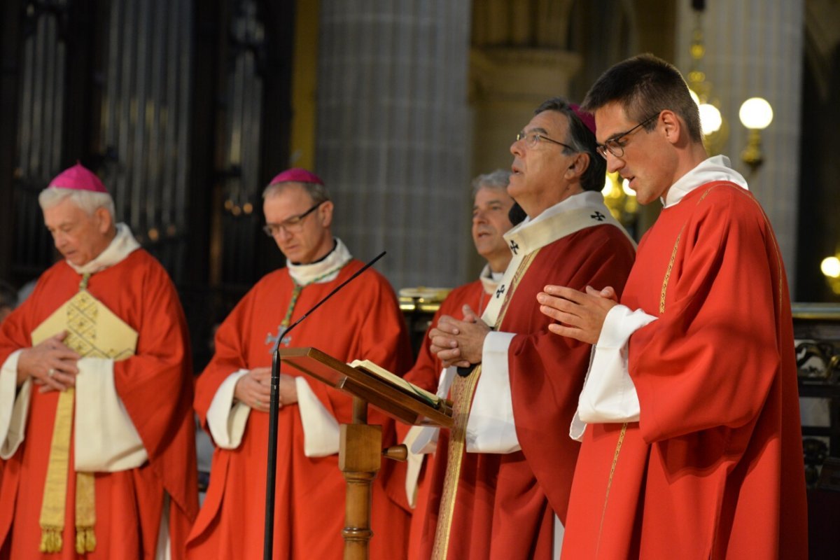 Messe de rentrée du Séminaire de Paris. © Marie-Christine Bertin / Diocèse de Paris.