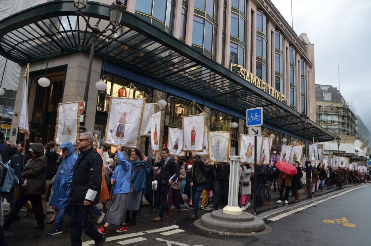 Procession de la Toussaint 2021. © Michel Pourny.