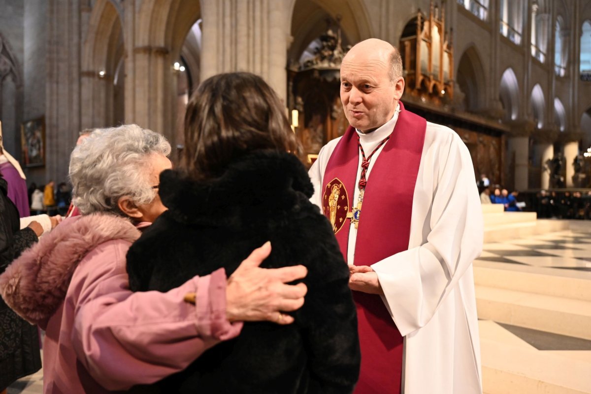 Appel décisif et inscription du nom des catéchumènes 2026 - Célébration du matin. © Marie-Christine Bertin / Diocèse de Paris.
