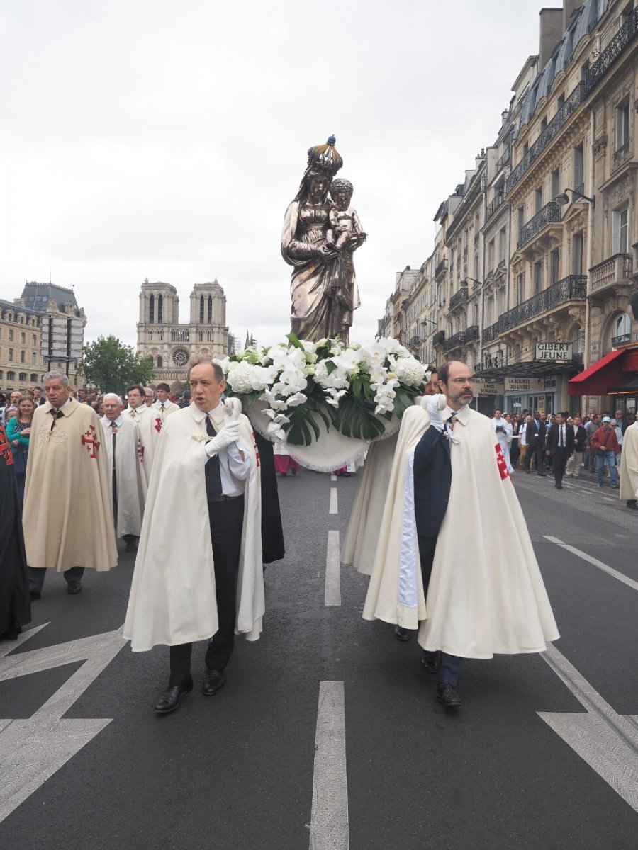 Procession de l'Assomption de Notre-Dame de Paris 2019. © Notre-Dame de Paris.