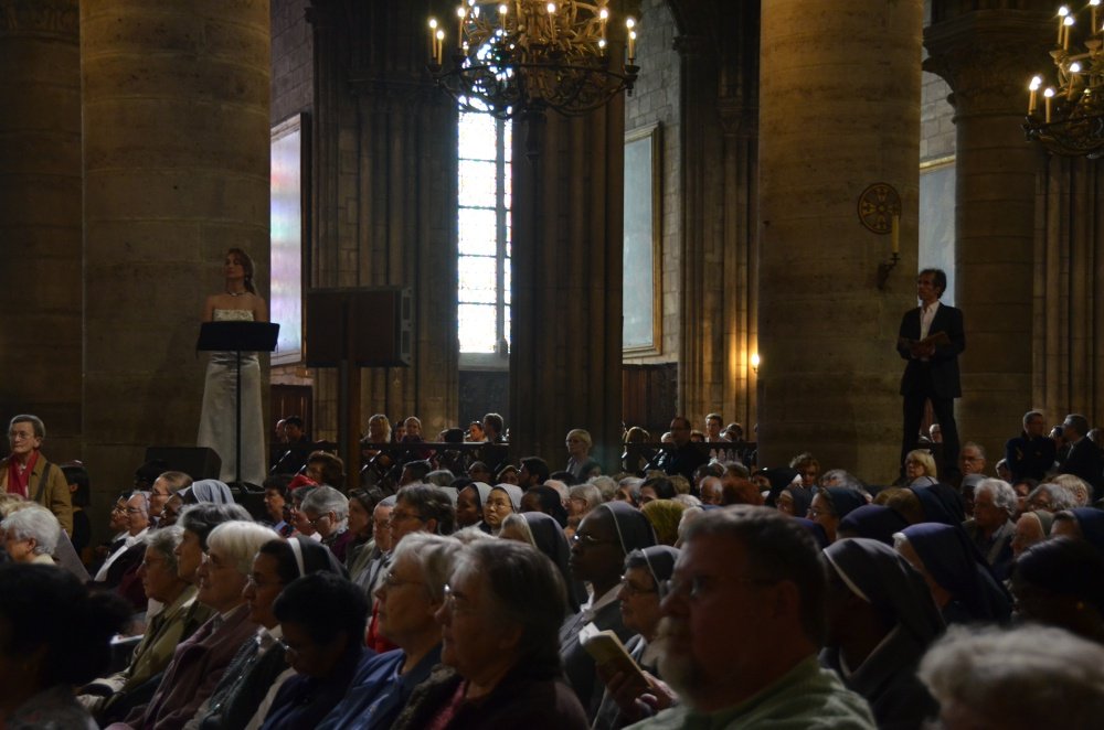 Le public a pu se replonger dans le contexte conciliaire, souvent mal connu (…). © Marie-Christine Bertin / Diocèse de Paris 