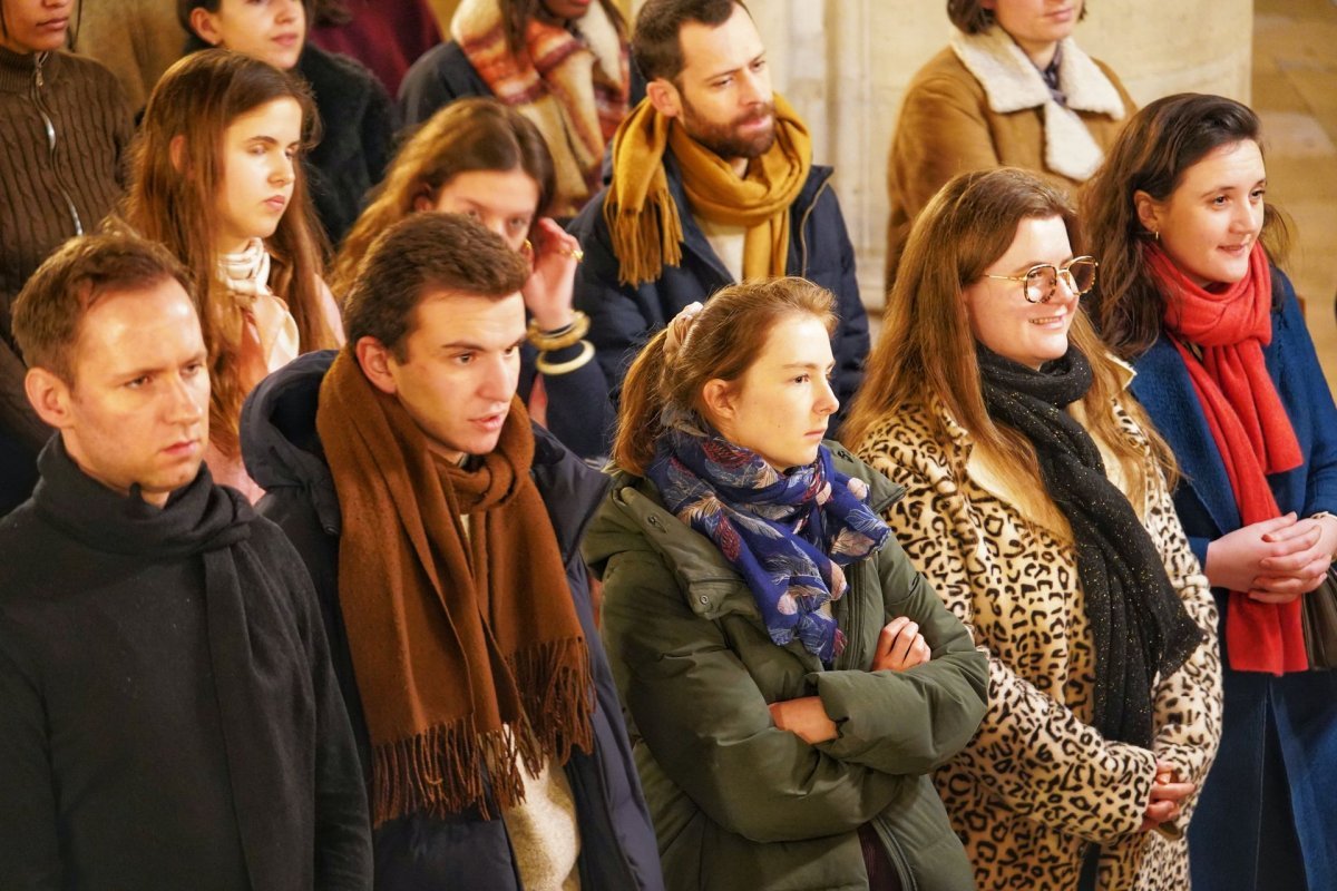 Messe des Jeunes Pros de Paris. © Illian Calle - Diocèse Paris.