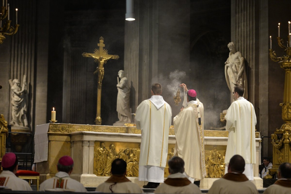 Messe des étudiants d'Île-de-France 2019. © Marie-Christine Bertin / Diocèse de Paris.