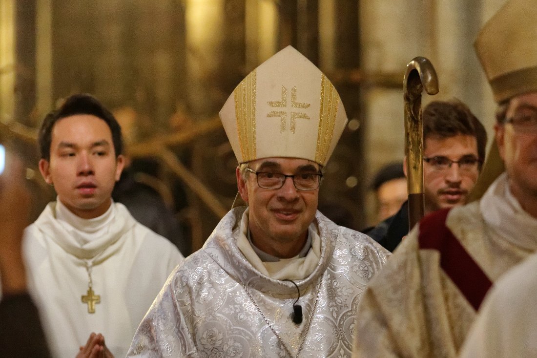 Mgr Jérôme Beau, évêque auxiliaire de Paris. © Yannick Boschat / Diocèse de Paris.
