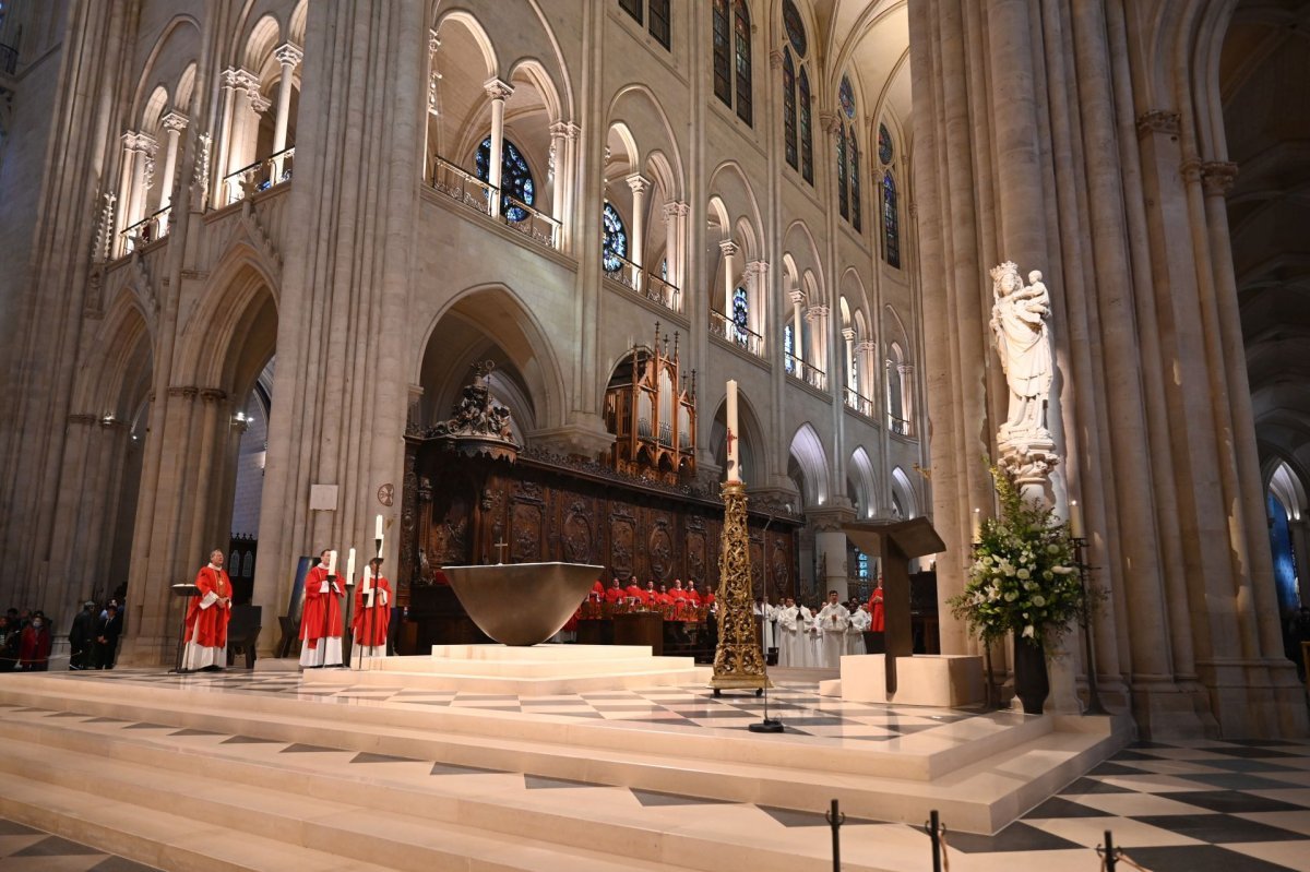 Rencontre des séminaristes d'Île-de-France 2025. Célébration de la messe. © Marie-Christine Bertin / Diocèse de Paris.