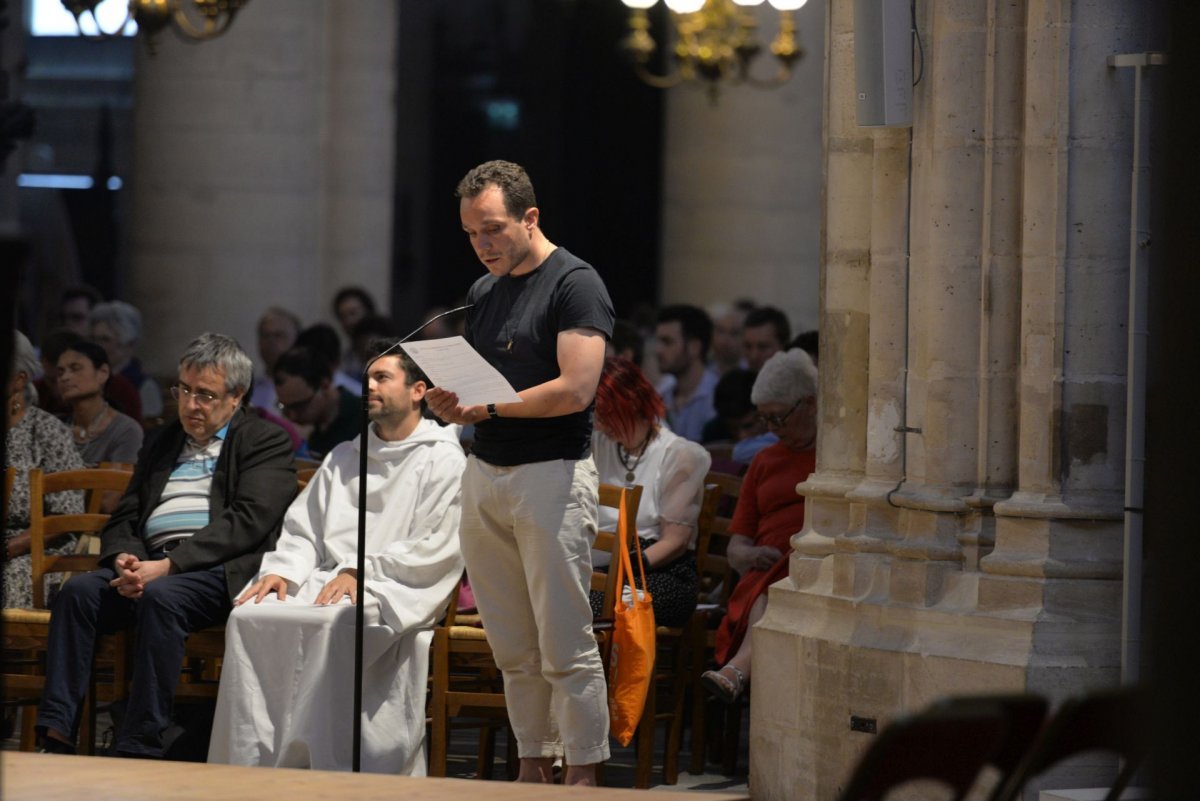 Veillée de prière pour les vocations 2023. © Marie-Christine Bertin / Diocèse de Paris.