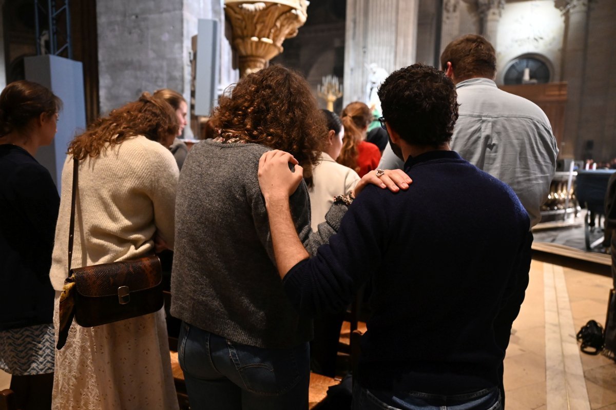 Messe des étudiants d'Île-de-France 2024. © Marie-Christine Bertin / Diocèse de Paris.