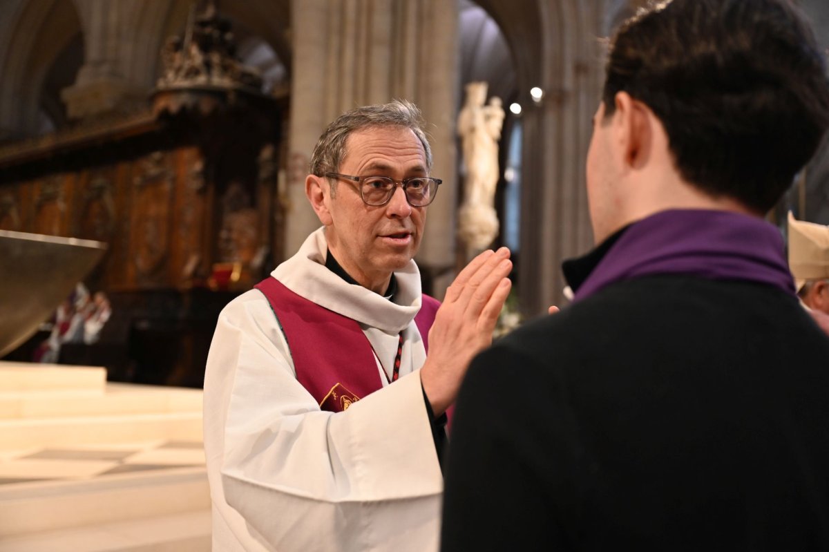 Appel décisif et inscription du nom des catéchumènes 2026 - Célébration de (…). © Marie-Christine Bertin / Diocèse de Paris.