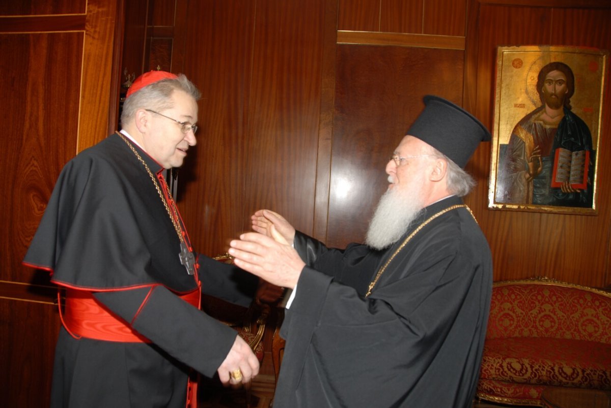 Rencontre du Cardinal André Vingt-Trois avec sa Sainteté Bartolomeos I. 
