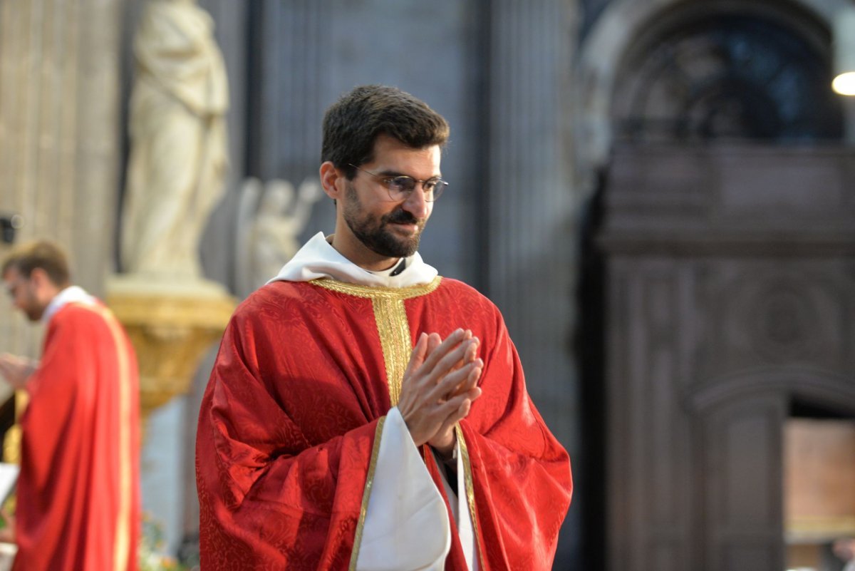 Ordinations sacerdotales à Saint-Sulpice. 26 juin 2021 © Marie-Christine Bertin / Diocèse de Paris.