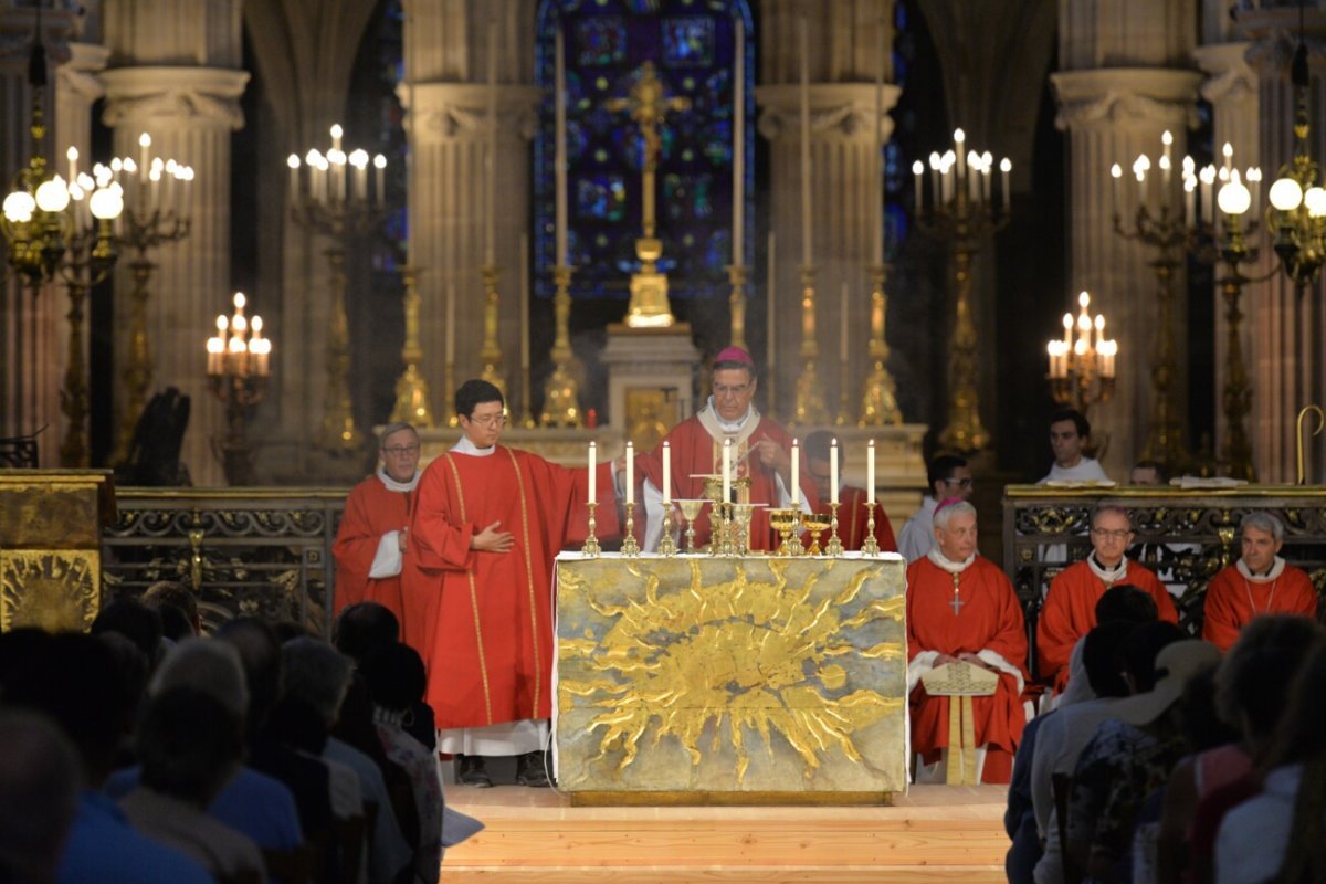 Messe de rentrée du Séminaire de Paris. © Marie-Christine Bertin / Diocèse de Paris.