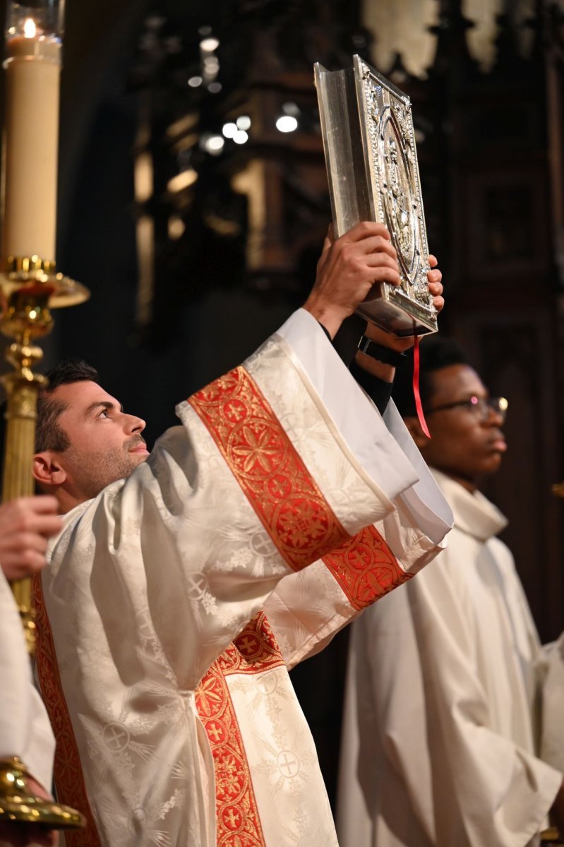 Ordinations diaconales en vue du sacerdoce 2024 du 28 septembre 2024. © Marie-Christine Bertin / Diocèse de Paris.