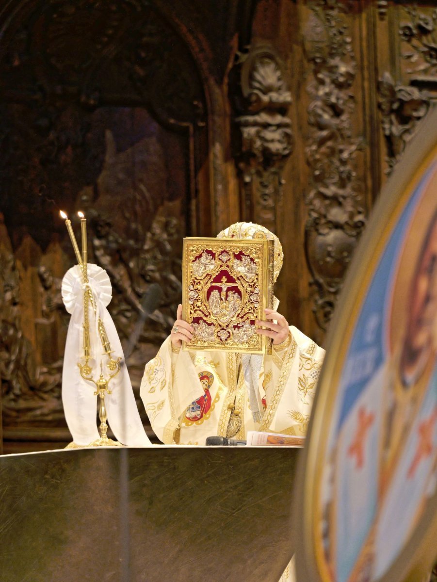 Divine Liturgie pour le bienheureux Cardinal Iuliu Hossu. © Yannick Boschat / Diocèse de Paris.