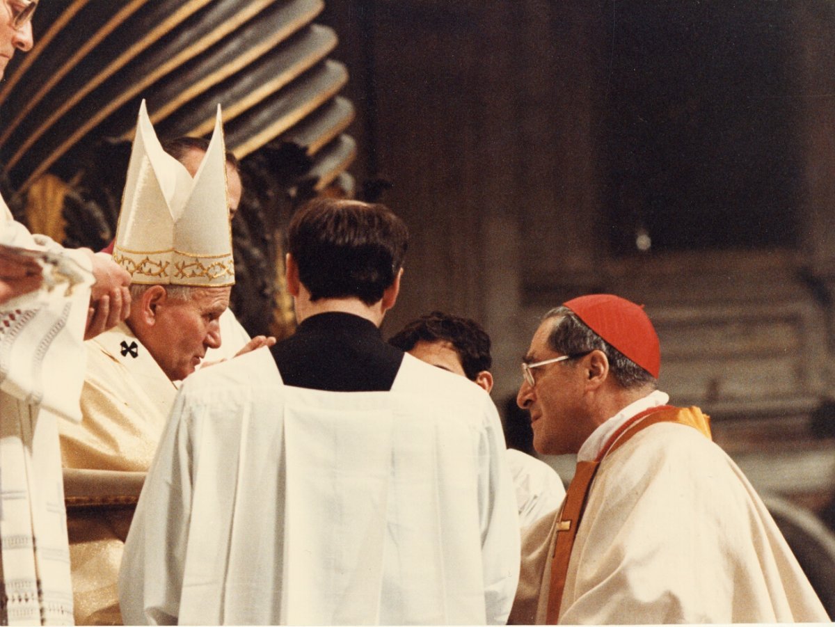 Rencontre avec Jean-Paul II. Années 1990. 