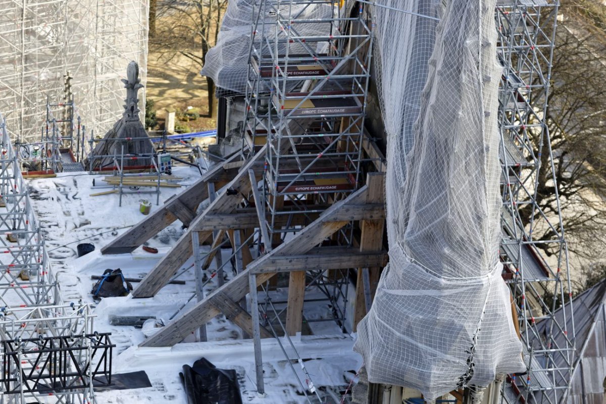 Notre-Dame de Paris, deux ans après. © Yannick Boschat / Diocèse de Paris.