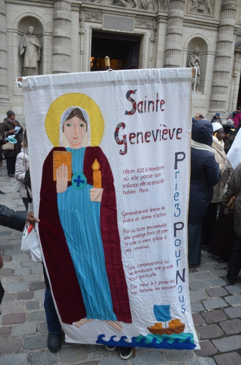 Neuvaine de sainte Geneviève. © Michel Pourny / Diocèse de Paris.