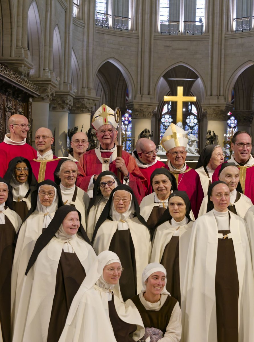 Messe d'action de grâce pour la canonisation des 16 carmélites de Compiègne. © Yannick Boschat / Diocèse de Paris.
