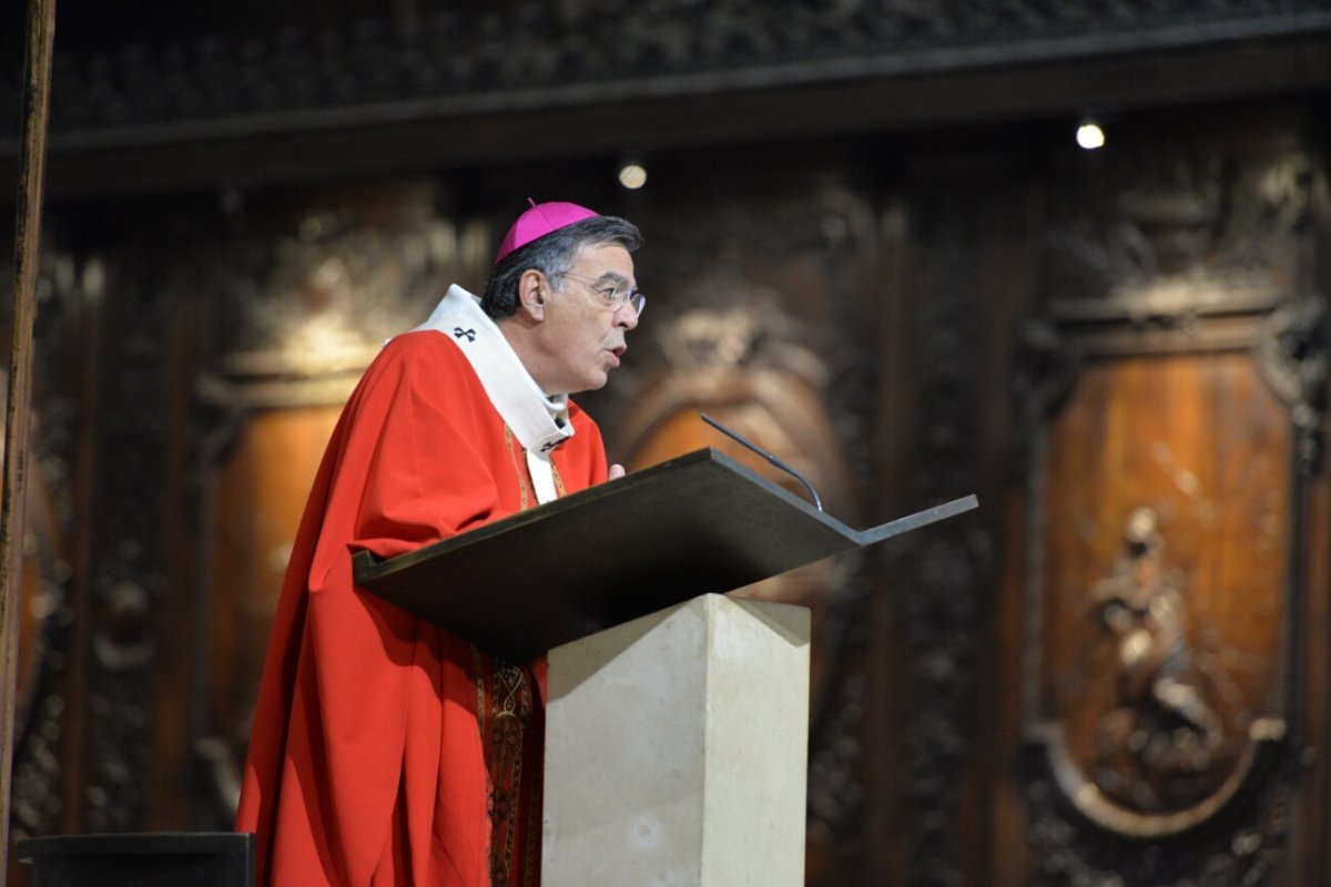 Mgr Michel Aupetit, archevêque de Paris. © Marie-Christine Bertin.