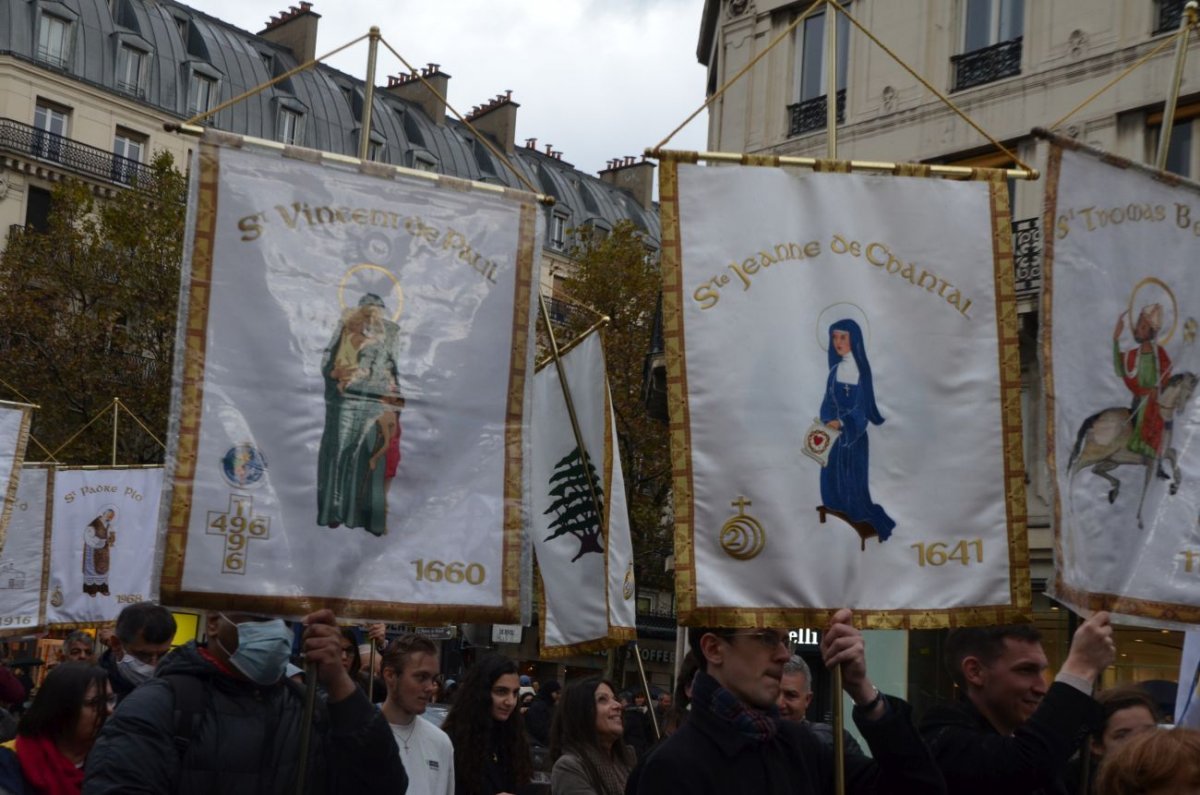 Procession de la Toussaint 2021. © Michel Pourny.