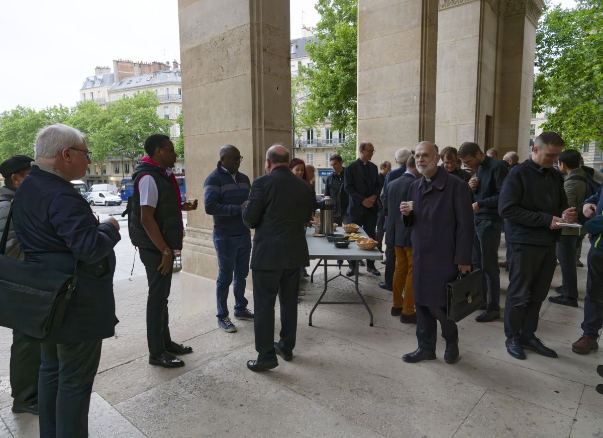 Jubilé des prêtres d'Île-de-France 2025. À Saint-Augustin, 8e. © Yannick Boschat / Diocèse de Paris.