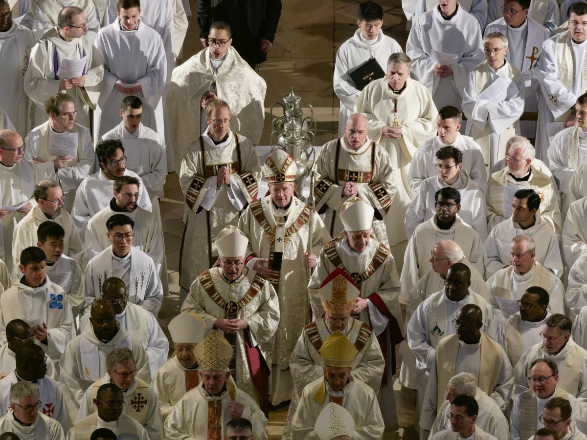 Messe chrismale 2024. © Yannick Boschat / Diocèse de Paris.