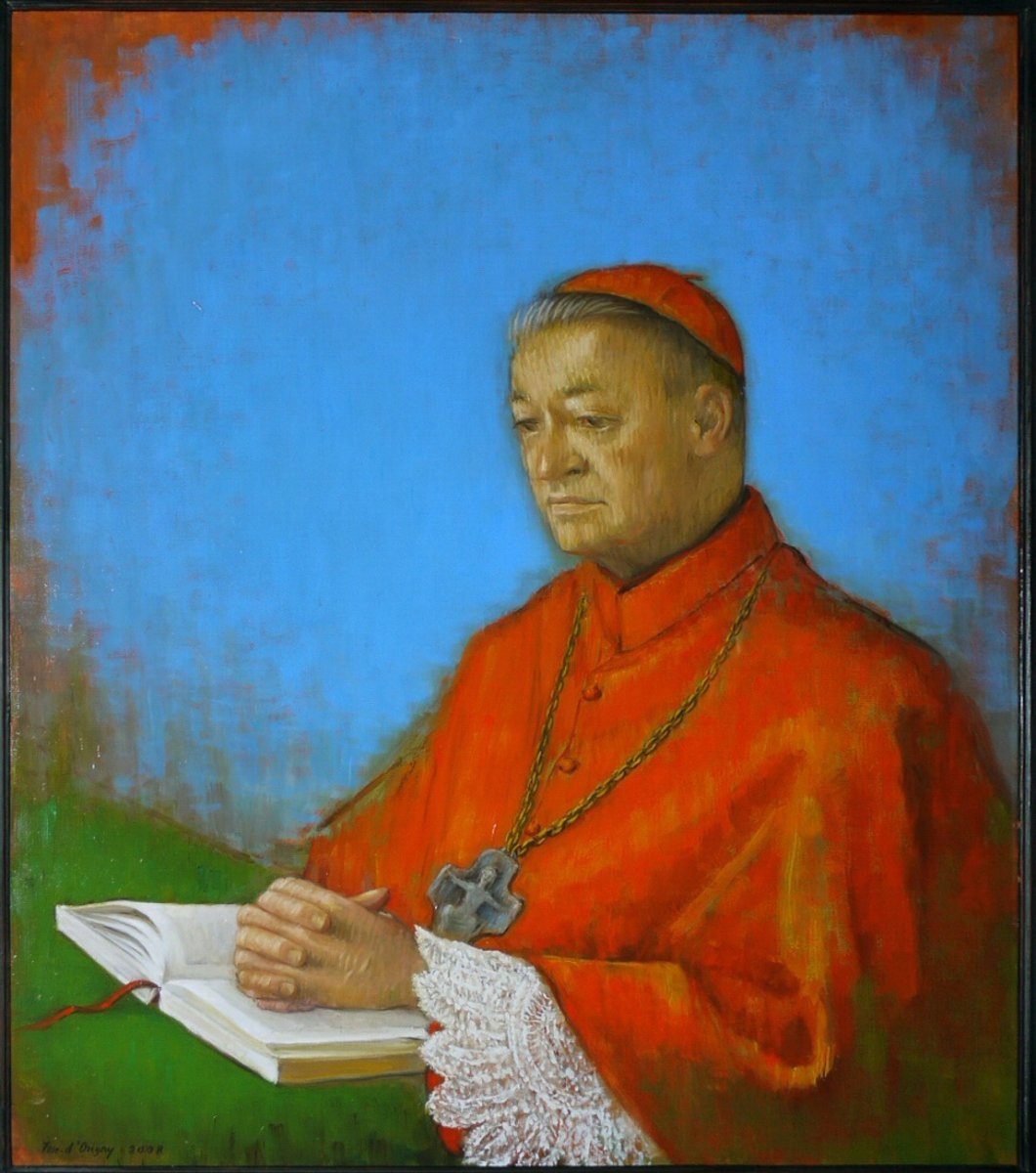 Portrait du cardinal André Vingt-Trois par Françoise d'Origny. © C. D. A. S.