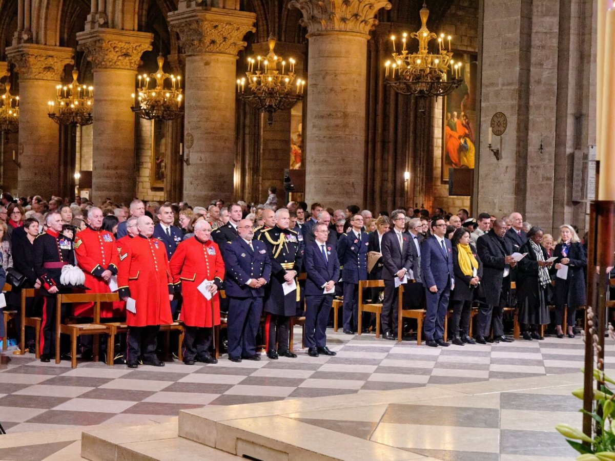 Célébration de commémoration du centenaire de l'armistice de la Grande (…). © Yannick Boschat / Diocèse de Paris.