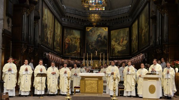 Messe des nouveaux prêtres à Notre-Dame des Victoires