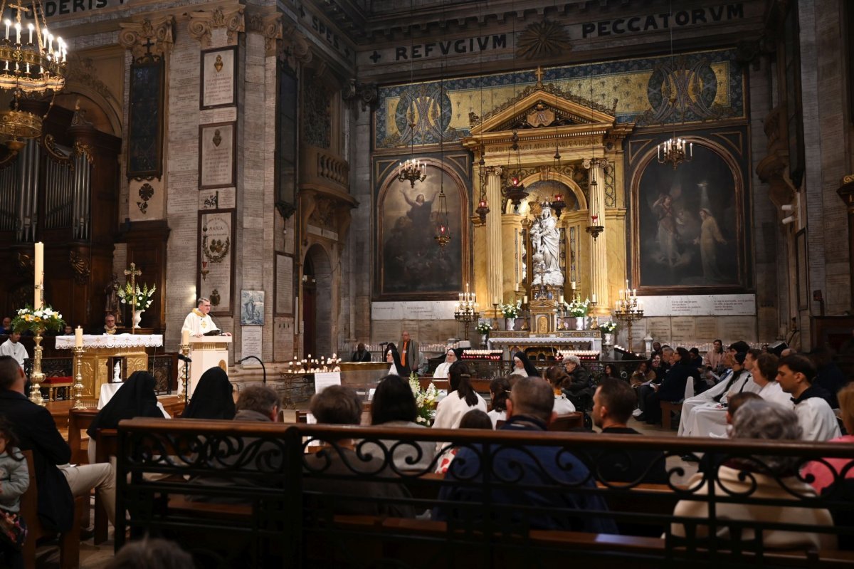 Fête de Pâques 2026 à Notre-Dame des Victoires (2e). © Marie-Christine Bertin / Diocèse de Paris.