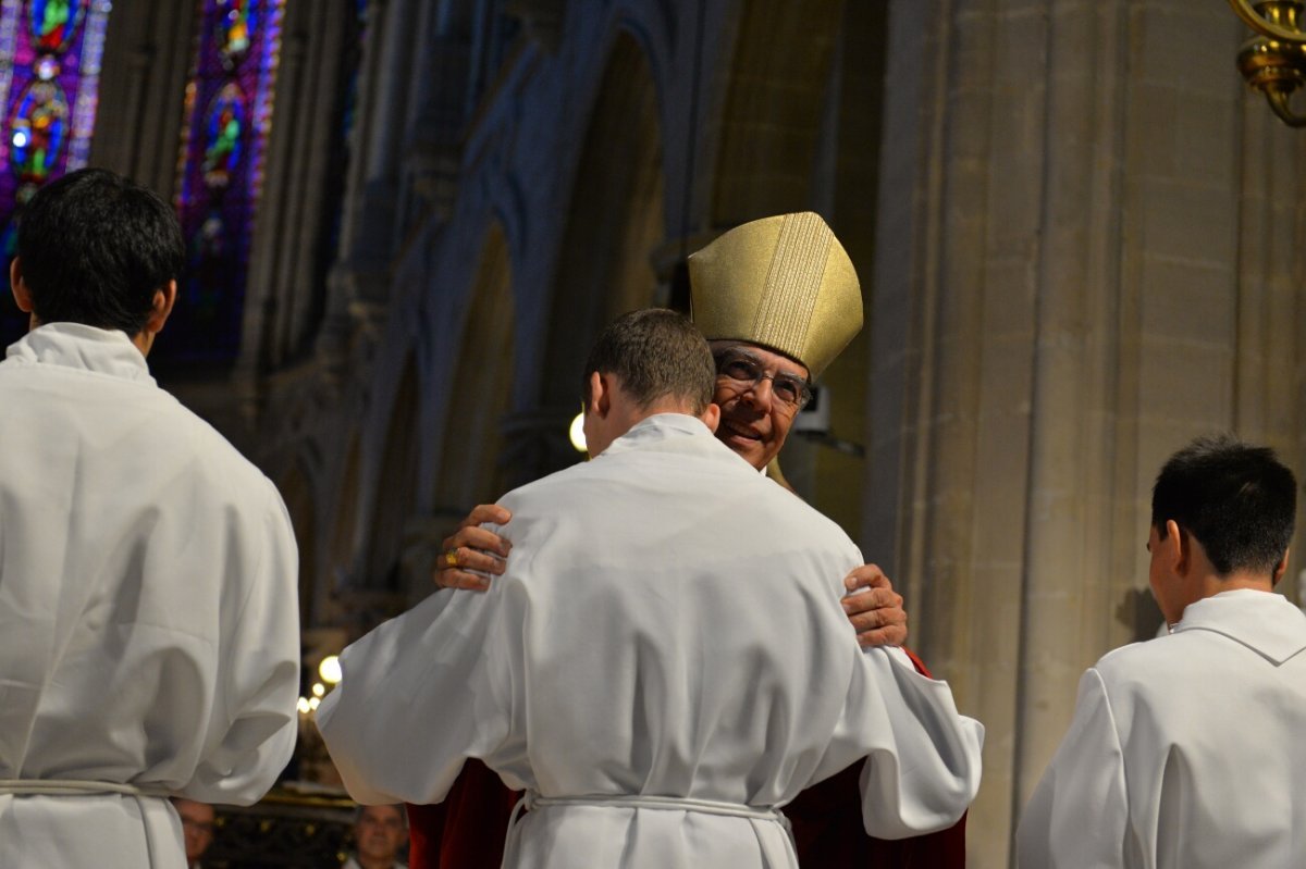 Messe de rentrée du Séminaire de Paris. © Marie-Christine Bertin / Diocèse de Paris.