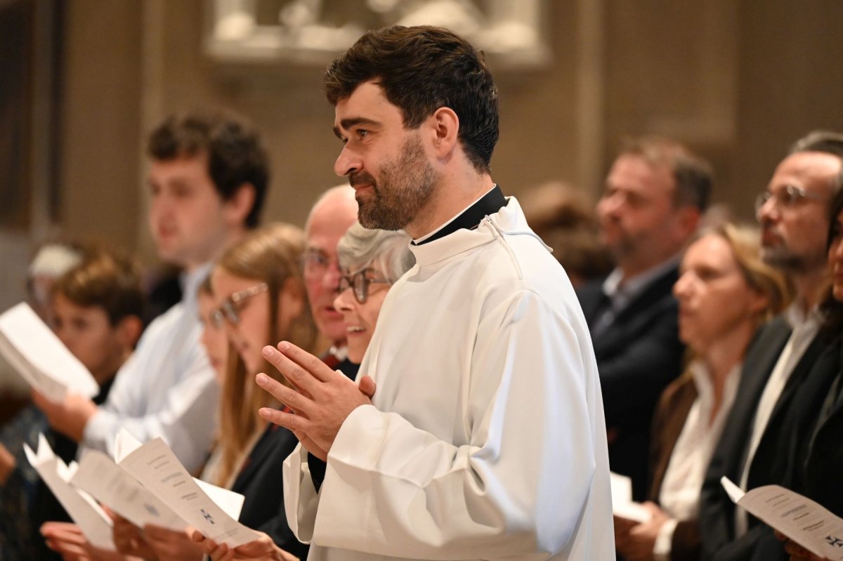 Ordination diaconale en vue du sacerdoce du 20 septembre 2025. © Marie-Christine Bertin / Diocese de Paris.