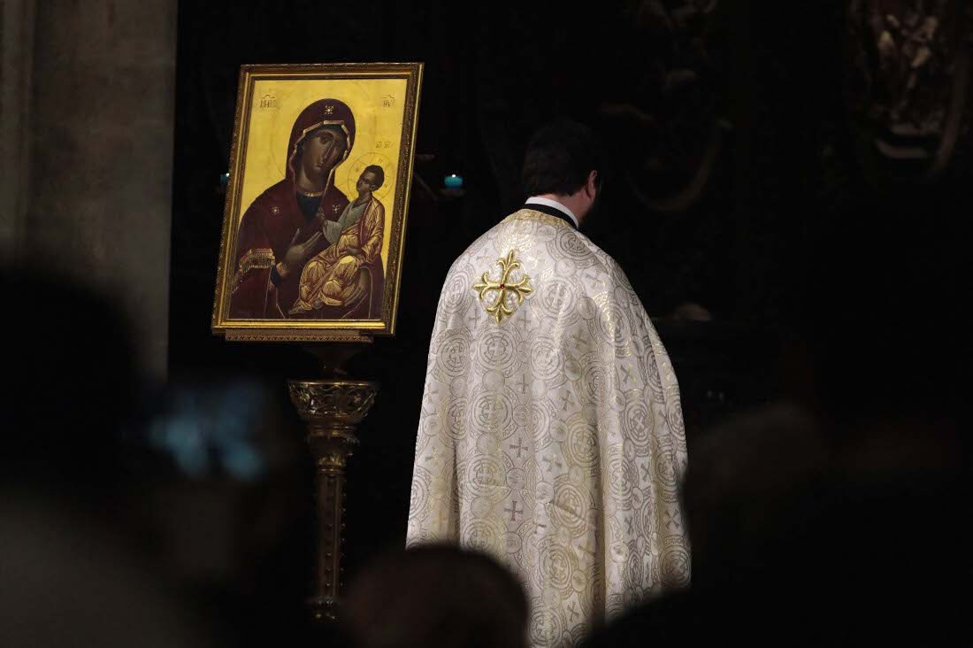 Vêpres orthodoxes à Notre-Dame de Paris. © Yannick Boschat / Diocèse de Paris.