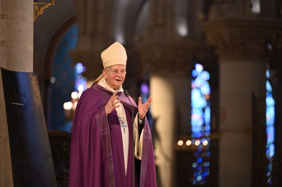 Appel décisif et inscription du nom des catéchumènes 2026 - Célébration de (…). © Marie-Christine Bertin / Diocèse de Paris.