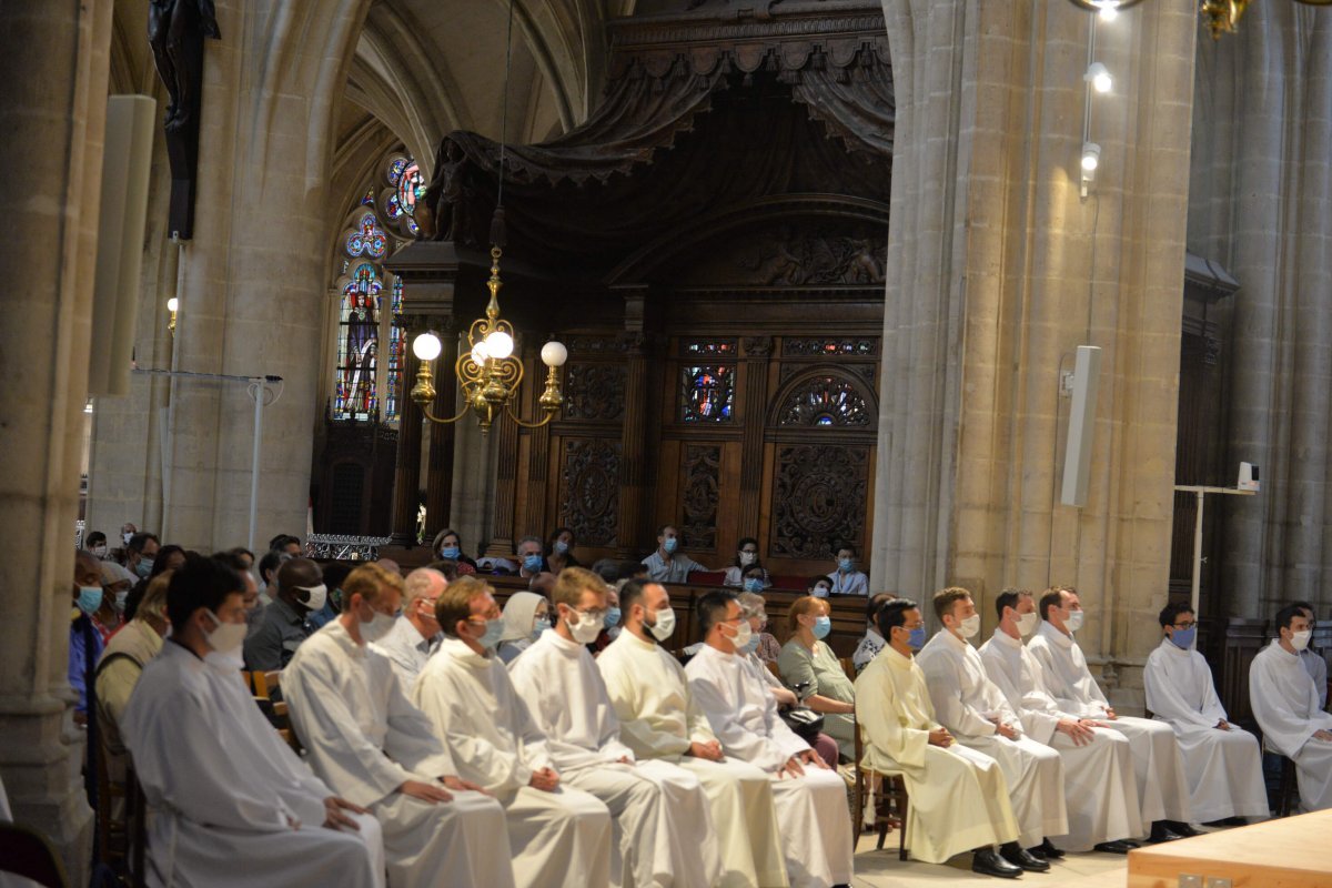 Messe de rentrée du Séminaire de Paris. © Marie-Christine Bertin / Diocèse de Paris.