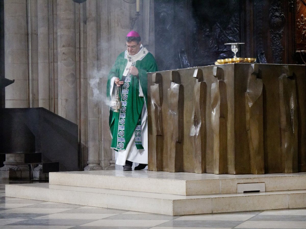 Messe à Notre-Dame de Paris. © Yannick Boschat / Diocèse de Paris.