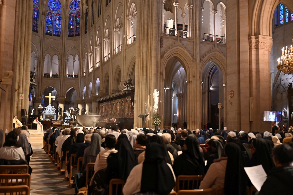 Vêpres le lundi 2 février 2026. © Marie-Christine Bertin / Diocèse de Paris.