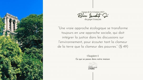 Relire Laudato Si