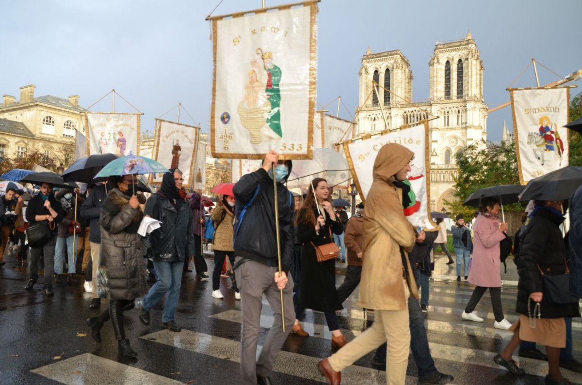 Procession de la Toussaint 2021. © Michel Pourny.