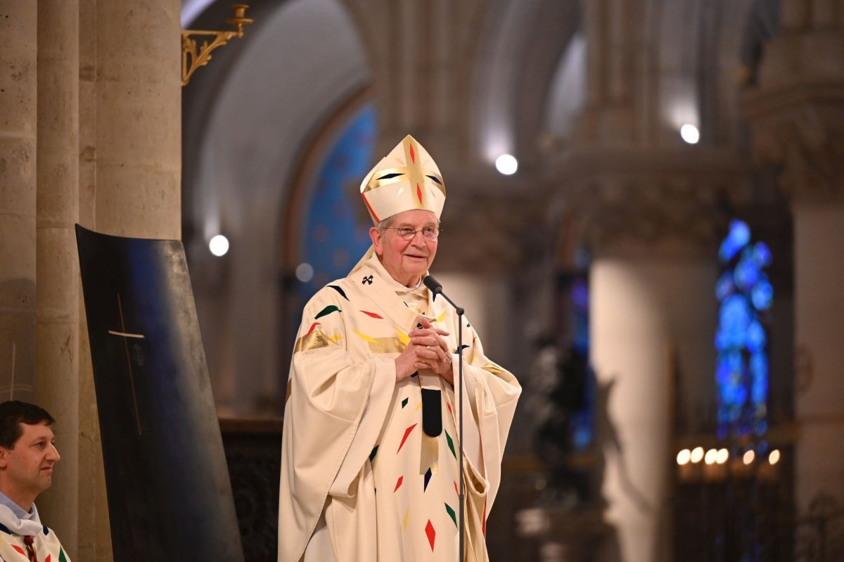Messe des Jeunes à Notre-Dame de Paris. © Marie-Christine Bertin / Diocèse de Paris.