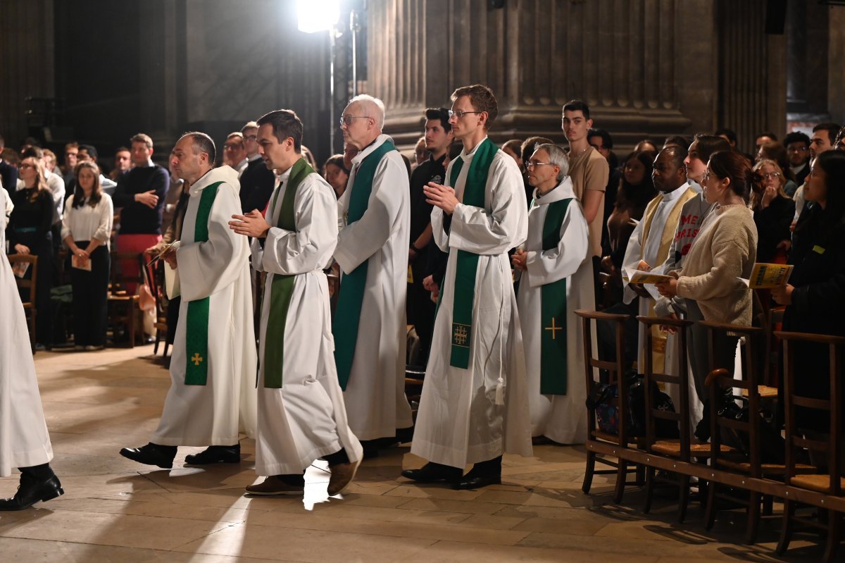 Messe des étudiants d'Île-de-France 2024. © Marie-Christine Bertin / Diocèse de Paris.