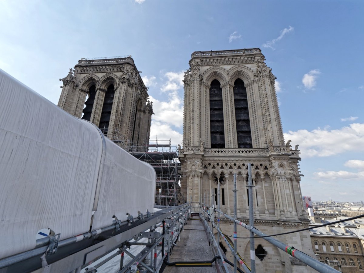 Notre-Dame de Paris, deux ans après. © Yannick Boschat / Diocèse de Paris.