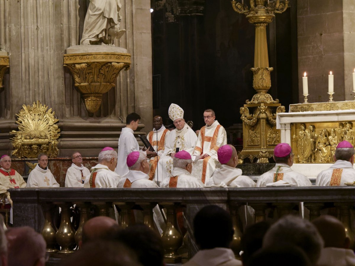 Ordination épiscopale de Mgr Emmanuel Tois. © Yannick Boschat / Diocèse de Paris.