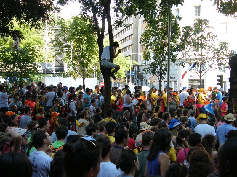 Dans les rues de Madrid.. © Diocèse de Paris 