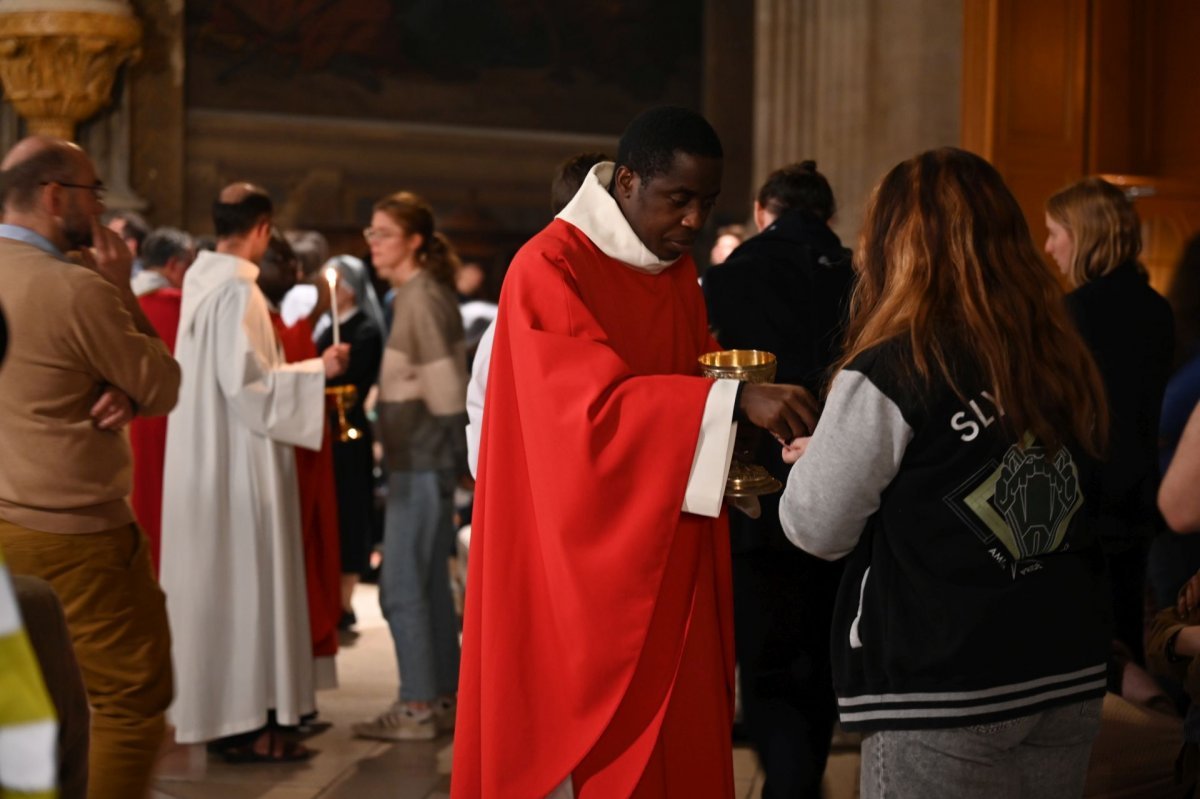 Messe des étudiants d'Île-de-France 2023. © Marie-Christine Bertin / Diocèse de Paris.