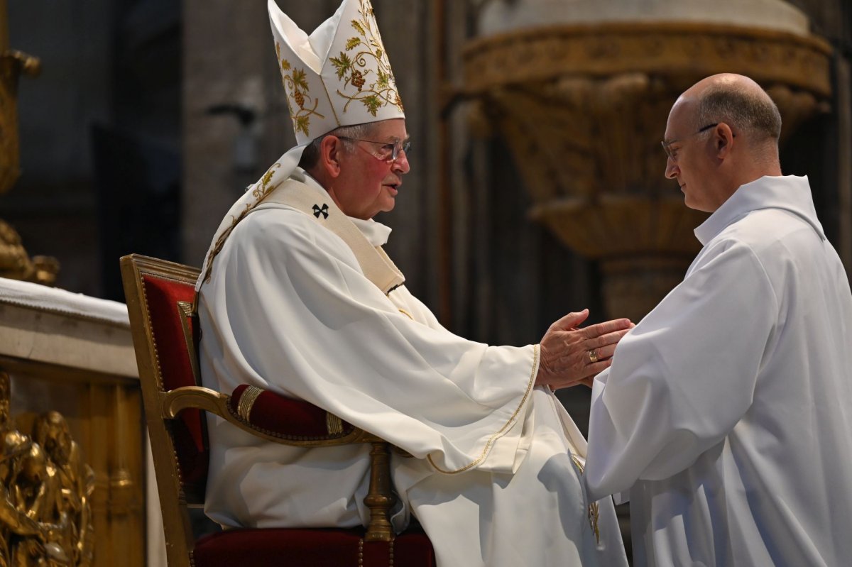 Ordinations des diacres permanents 2023. © Marie-Christine Bertin / Diocèse de Paris.